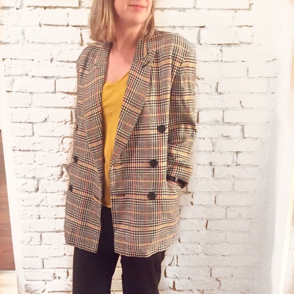 Vintage Jackets & Blazers - Vintage Houndstooth Jacket Blazer